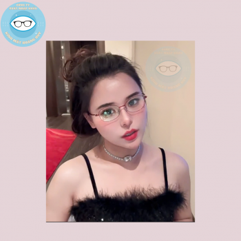 Gọng kính kim loại mã 9006